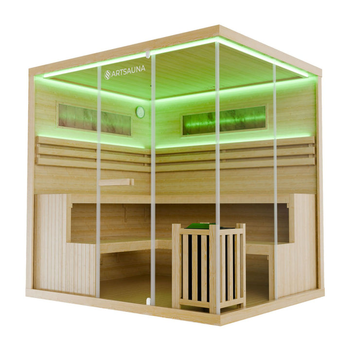 Sauna d'intérieur Vantaa 200 - Pierre de sel