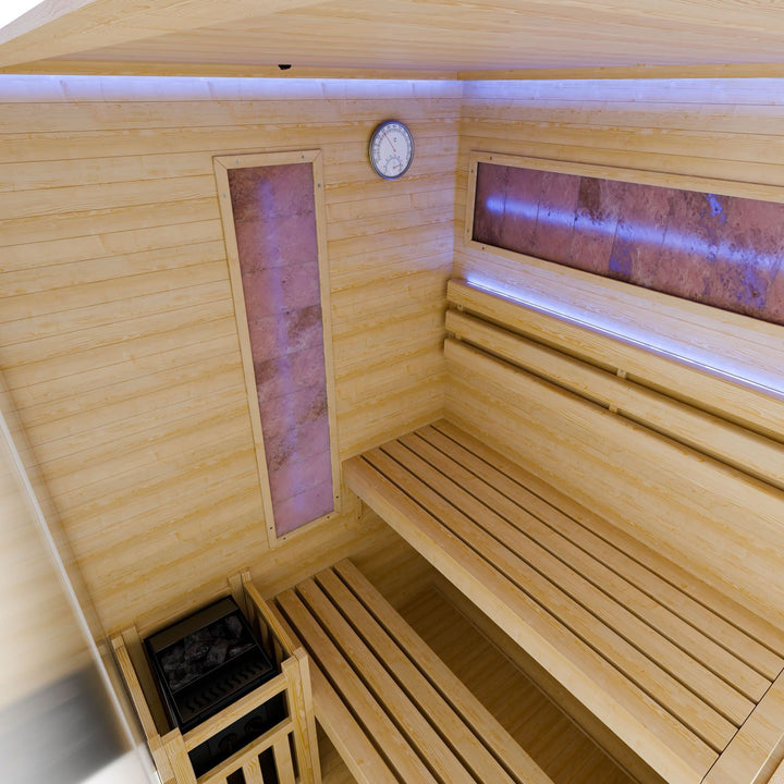Indoor Sauna Vantaa 120 - Salzstein