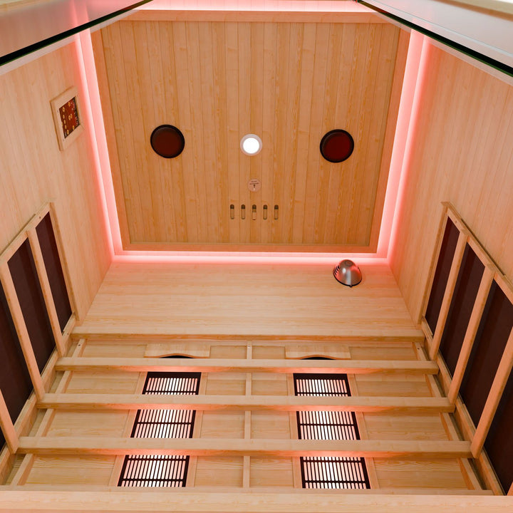 Cabine de sauna infrarouge Kiruna 120 