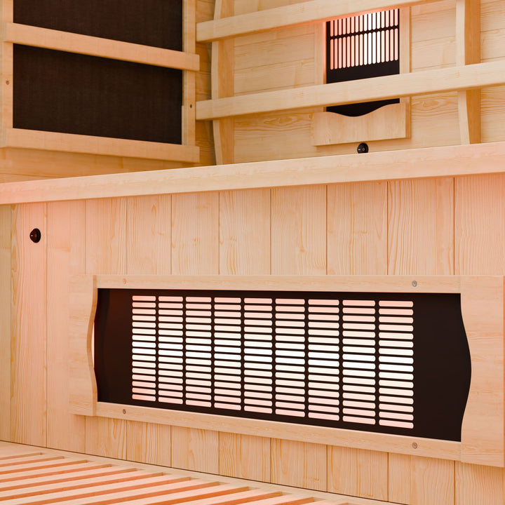 Cabine de sauna infrarouge Kiruna 120 