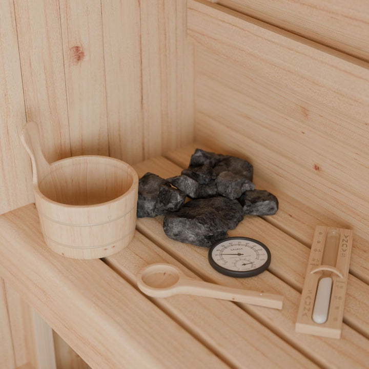 Sauna tonneau cubique Fjora XL