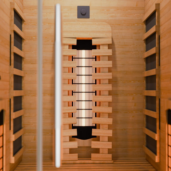 Cabine de sauna infrarouge Kiruna 90 Premium 