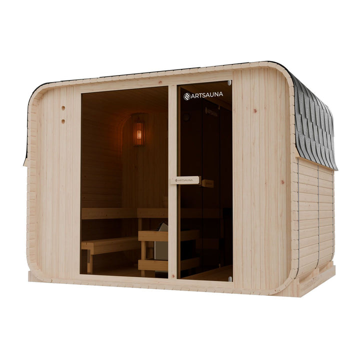 Sauna tonneau Cube Fjora XXL