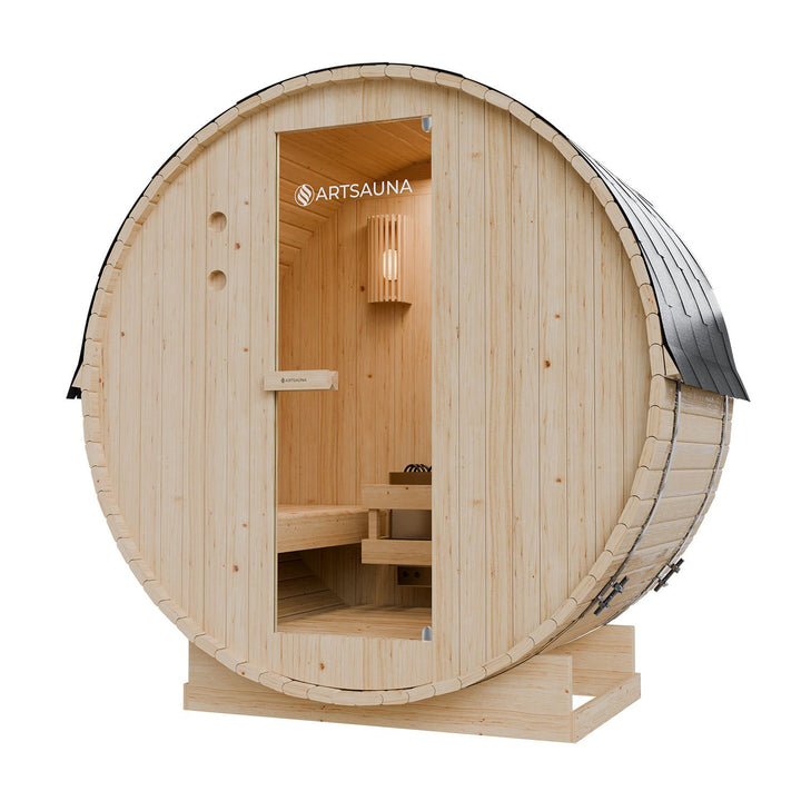 Sauna tonneau extérieur Spitzbergen 120 