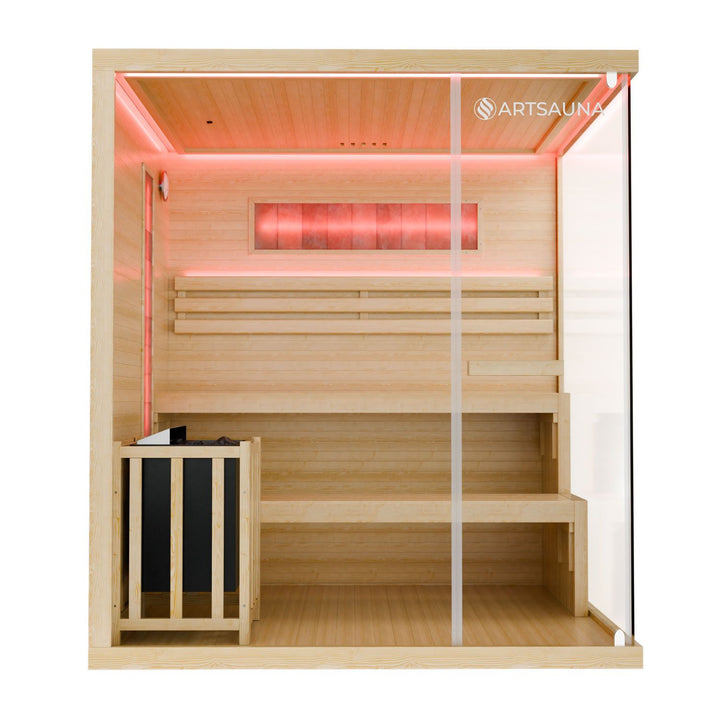 Sauna intérieur Vantaa 175 - pierre de sel 