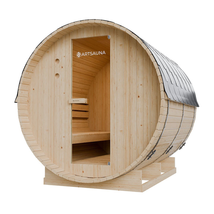 Sauna tonneau extérieur Spitzbergen 220 